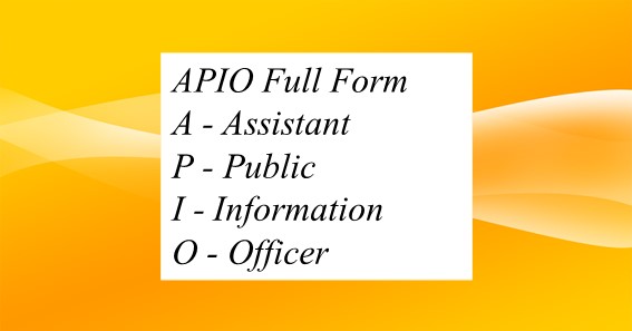 APIO Full Form