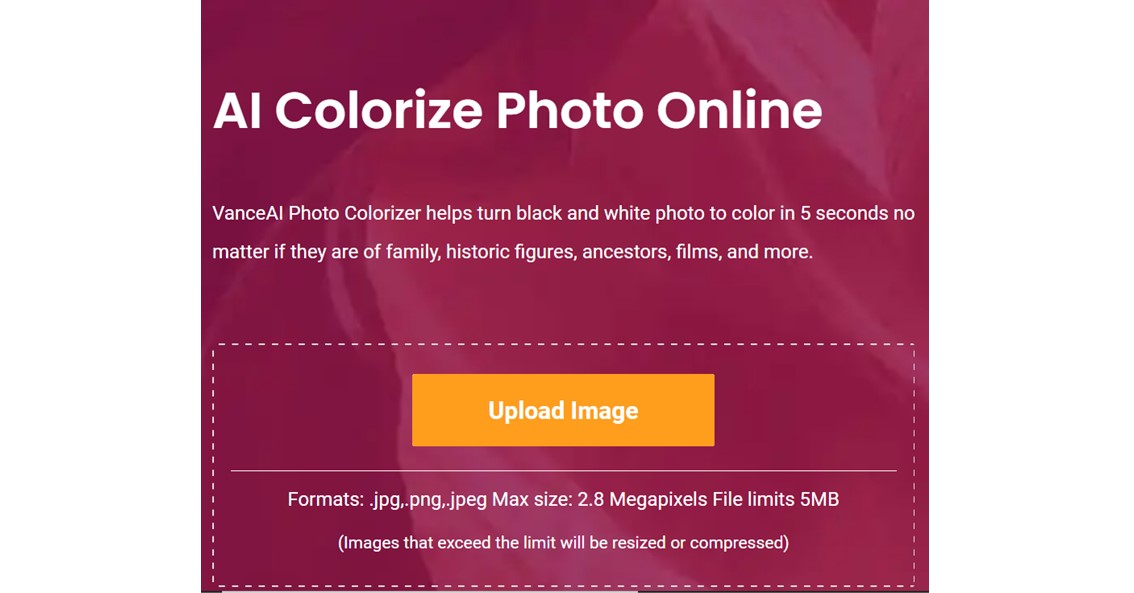 Visit VanceAI Photo Colorizer Official Product Page (H3)